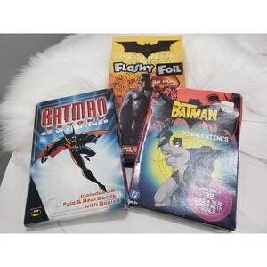 VINTAGE BATMAN BEYOND‎ DC COMICS VALENTINES DAY CARDS LOT 3 BEGINS